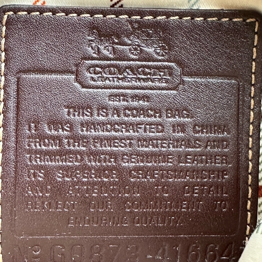Coach Heritage Crossbody with Tattersall lining - Picture 7 of 16